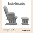 thumbnail image 4 of Storkcraft Hoop Glider and Ottoman, 4 of 12