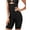 Black, variant on Maidenform Seamless High-Waist Thigh Slimmer Black L Women's