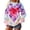 I Multicolor, variant on Hoodless Sweatshirts for Women Round Neck Love Heart Casual Sports Long Sleeve Sweatshirt Pullover Tops