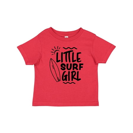 

Inktastic Little Surf Girl with Surfboard Gift Baby Girl T-Shirt