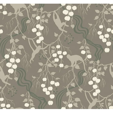 A-Street Prints Linden Stone Jungle Canopy Wallpaper