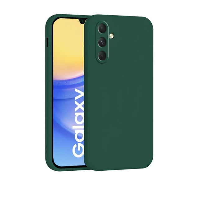 PANDACO Étui Souple à Étui Mate Vert Forêt pour Samsung Galaxy A15