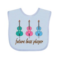 Inktastic Bass Player Kids Future Boys or Girls Baby Bib