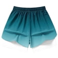 thumbnail image 6 of LEKWK Athletic Shorts for Women with Liner High Waisted Drawstring Gradient Swim Trunks Loose Fit Casual Workout Shorts for Gym Yoga Running, 6 of 6