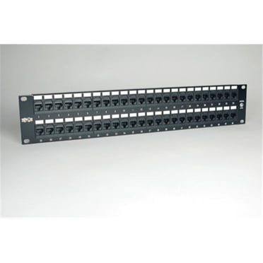Intellinet Network Solutions® Cat-6 Utp Patch Panel, 48 Port, 2u ...