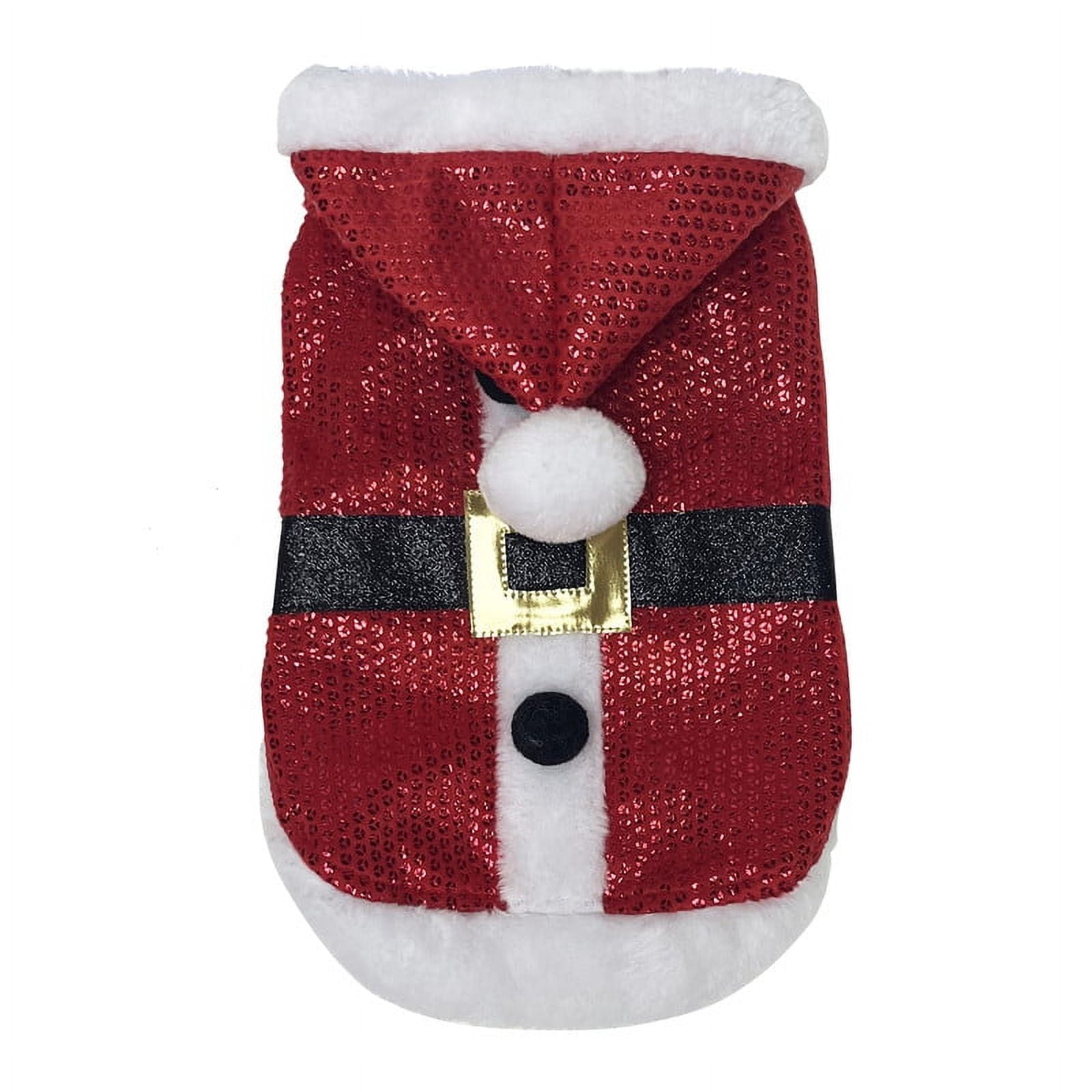 Vibrant Life Holiday Pet Costume, Santa Costume for Dogs , Red, S