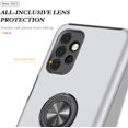 thumbnail image 4 of Case for Samsung A32 5G [Not fit A32 4G], Light Shockproof Protective Cover with Built-in Rotating Holder Kickstand Compatible for Samsung Galaxy A32 5G (Silver), 4 of 14