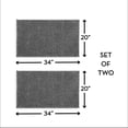 thumbnail image 3 of Better Homes & Gardens Ultra Soft Polyester 2 Piece Bath Rug Set , 20" x 34" and 20" x 34", Grey Shadow Heather, 3 of 9
