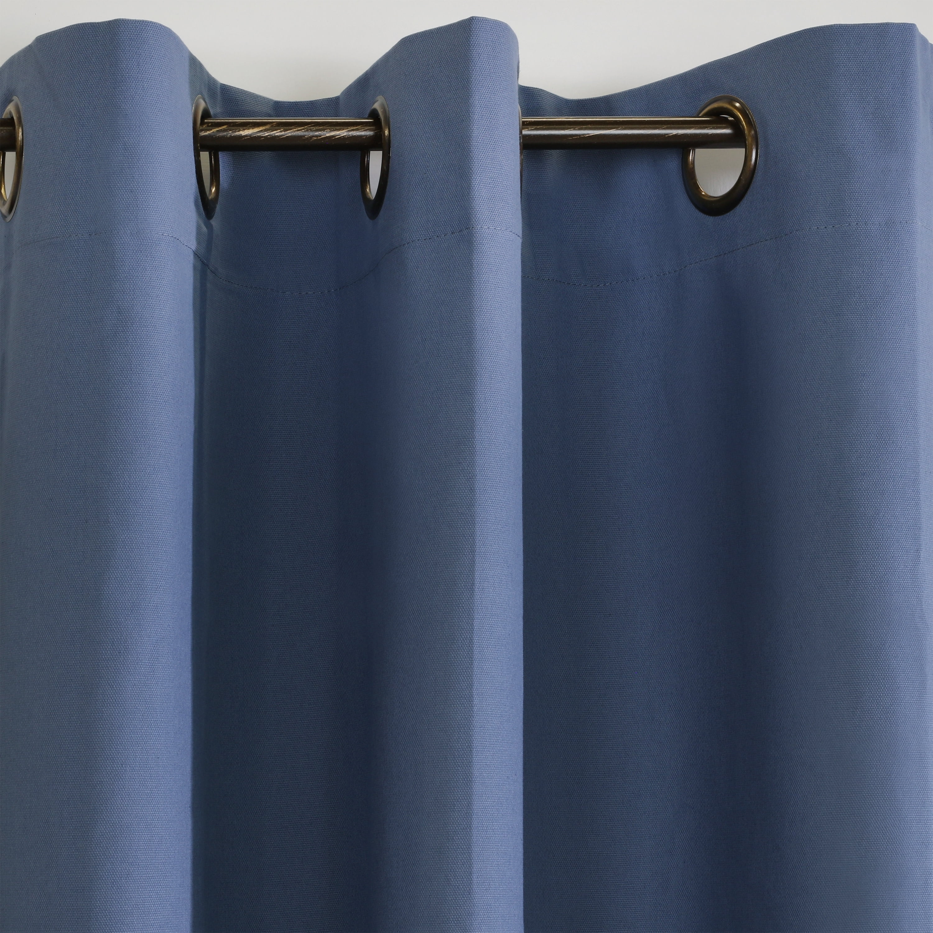 Winmate Insulated Grommet Wide Curtain Panel - Pair each 80" x 84" in Blue