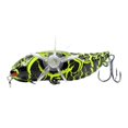 AQCW 15.5g 7.5cm Cicada Lure Hard Rotating Wheel ABS Insect Fishing