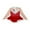 Red, variant on Kids Girls Sequins Mesh Patchwork Ballet Dance Leotard Skating Dress,Sizes 6-16