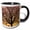 Black/White, variant on 3drose, Usa, Missouri. Leafless Tree Backlit by Sunset., 11oz Magic Transforming Mug
