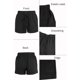 thumbnail image 3 of Pantalones cortos para mujer, moda sencilla, color negro, talla S, 3 of 5
