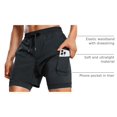 thumbnail image 4 of Shorts CRZ YOGA Hombre 2 en 1 5" Forro Secado Rápido Negro L, 4 of 6