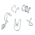 thumbnail image 2 of SPRING PARK 5Pcs/Set or 7Pcs/Set Fashion Women Ear Cuff Earrings Non Piercing Helix Cuff Earring, 2 of 7