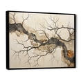 thumbnail image 2 of Designart "Atmospheric Riverside Solitude I" Landscape Forest River Floater Framed Wall Decor, 2 of 5