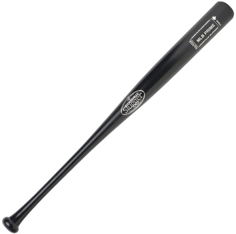 New Louisville Slugger Youth MLB Prime Black Maple Wood Baseball Bat