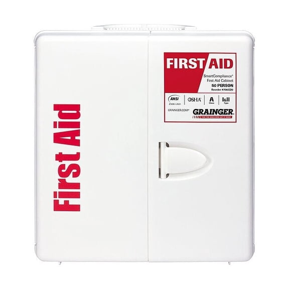 First Aid Kit and Housing, Plastic 241 Components, 100 People Served 54770-021