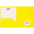thumbnail image 4 of JAM Paper Medium Weight Plastic Presentation Folder, Yellow, 6/pack, 4 of 5