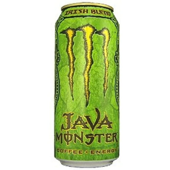 Monster Java Coffee Energy - Irish Blend - 15Fl Oz (Pack Of 8)