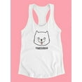 thumbnail image 3 of Pomeranian Quote. Tank Women -Image by Shutterstock, Female XX-Large, 3 of 4
