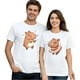 thumbnail image 1 of Pack 2 Playeras Estampadas Dama y Caballero Pareja Novios Capibaras, 1 of 6