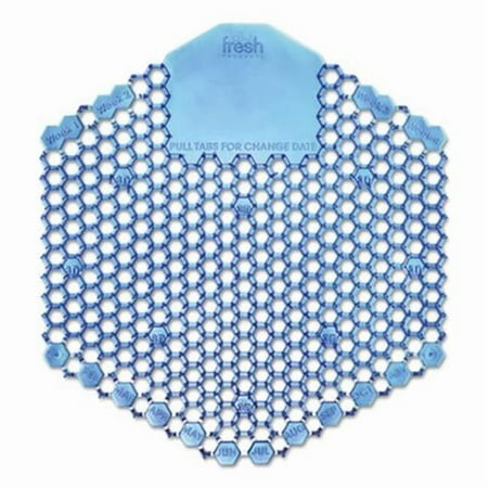 Fresh Products 3WDS60CBLBX Wave 3D Urinal Deodorizer Screen - Blue, Cotton Blossom