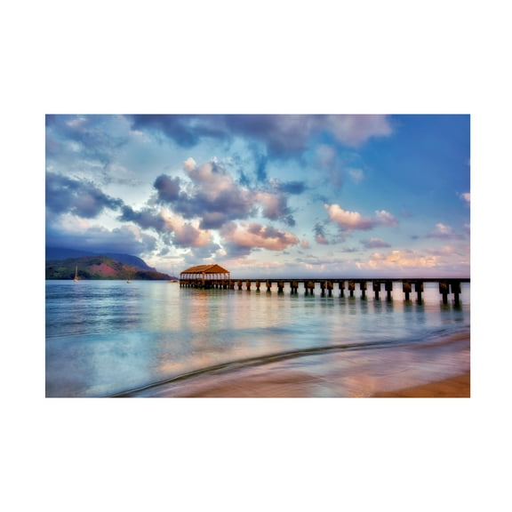 Dennis Frates 'Pier 1' Canvas Art