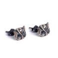 thumbnail image 3 of Pendientes punk de búho de Halloween de plata de ley 925 oso de fresa, 3 of 5