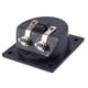 thumbnail image 3 of 10X Copa del Terminal Caja de Altavoz Tipo de Borne Doble Forma Cuadrada Negro, 3 of 5