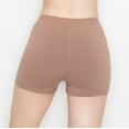 thumbnail image 4 of ALWAYS Women's 1" Waistband Yoga Lounge Shorts Tan 3XL, 4 of 7