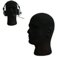 thumbnail image 4 of Visland Black Foam Mannequin Head Manikin Wig Dispalay Hat Glasses, 4 of 6