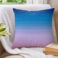 thumbnail image 3 of Pillow Covers 18x18 Set of 2, Blue Purple Striped Throw Pillow Covers Decorative Couch Cushion Cover, Vintage Stripes Farmhouse Line Microfiber Soft Square Pillowcases for Bedroom Living Room Sofa, 3 of 9