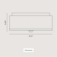 thumbnail image 5 of Avec 12.5 in. 1-Light Champagne Bronze Global Metal Flush Mount Light, 5 of 11