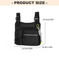 thumbnail image 5 of Wear Resistant Chest Pack Breathable Backpack Adjustable Strap Functional Equipment For Hiking Camping, 5 of 18