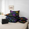 thumbnail image 6 of Castle Fairy Spider Web 7 Pieces Bedding Comforter Set for Teenagers,Happy Halloween Full Bedding Set Lightweight,Spooky Animal Fitted Sheet Flat Sheet,Breathable Home Decor, 6 of 8