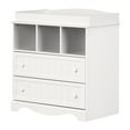 thumbnail image 2 of South Shore Savannah Changing Table with Drawers and Open Storage, in Pure White, 2 of 14