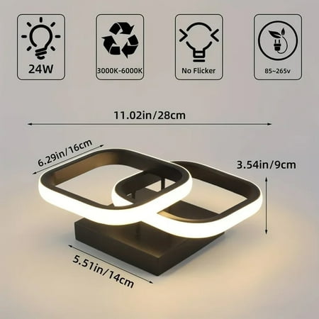 

NEW Modern Minimalist Indoor Square Balcony Aisle Lights Porch Lights Hotel Room Corridor Smart Lights Led Ceiling Lamp