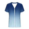 thumbnail image 4 of Camiseta de Cuello Redondo de Color Sólido Casual de Ajuste Suelto con Poliéster Suave, Camiseta de Verano para Uso Diario en Casa O Trabajo, 4 of 8