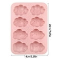 thumbnail image 5 of Stable Silicone Cloud Cake Baking Molds Convenient 8 Cavity Cartoon Cloud Silicone Cake Baking Molds Tray for Creative Dessert, 5 of 7