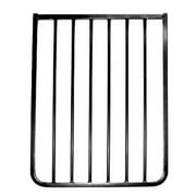 Stairway Special Outdoor Gate Extension-Color:Black,Size:21.75x1.5x29.5