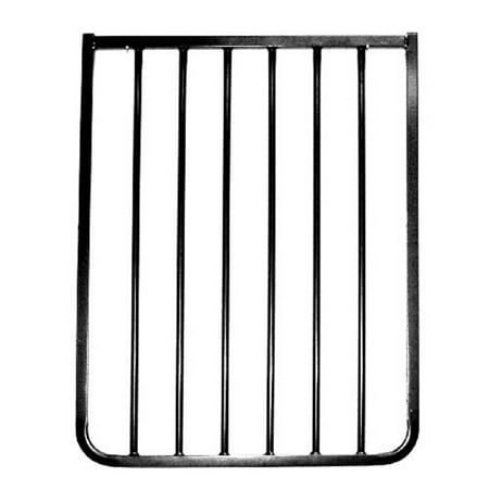 Stairway Special Outdoor Gate Extension-Color:Black,Size:21.75x1.5x29.5
