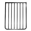 Stairway Special Outdoor Gate Extension-Color:Black,Size:21.75x1.5x29.5