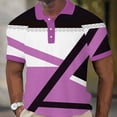 thumbnail image 2 of Camisas de Manga Larga para Hombres Impresos Girar Hacia Abajo Botones de Cuello Lateral Dividido, Casual Camiseta Blusa para Hombres, 2 of 4