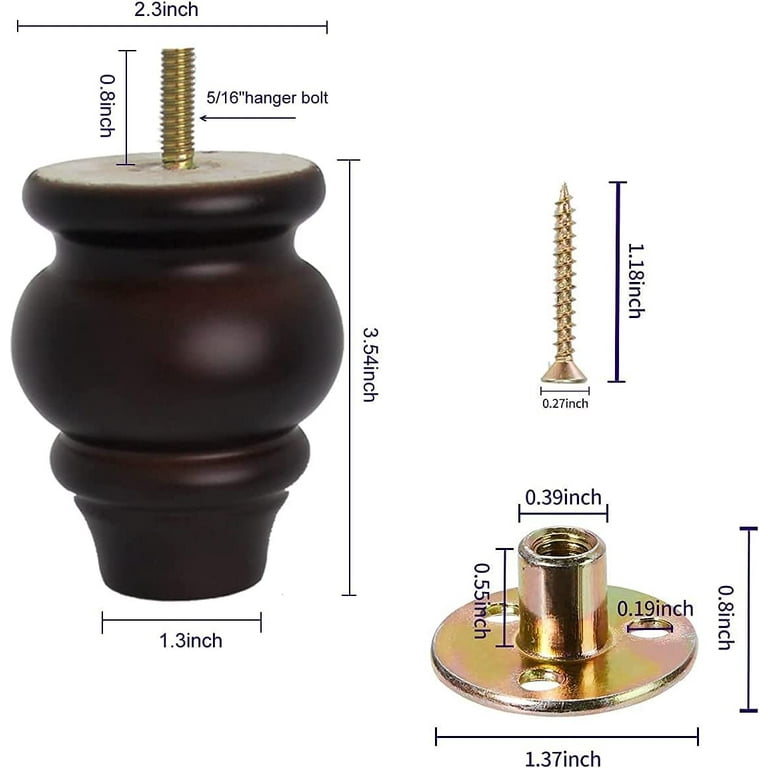 5 furniture legs outlet