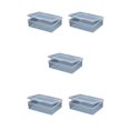 thumbnail image 3 of Cateissary Cajas de plástico Caja de artículos diversos Útil Contenedor de PP de servicio multipropósito para el hogar Cocina Oficina Empresa Type2 NO2, 3 of 6