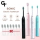 thumbnail image 2 of Cepillo de dientes eléctrico sónico GeZhou N105 Cepillo de dientes automático para adultos y niños Recargable Con 8 cabezales de repuesto Cepillo de dientes IPX7, 2 of 5
