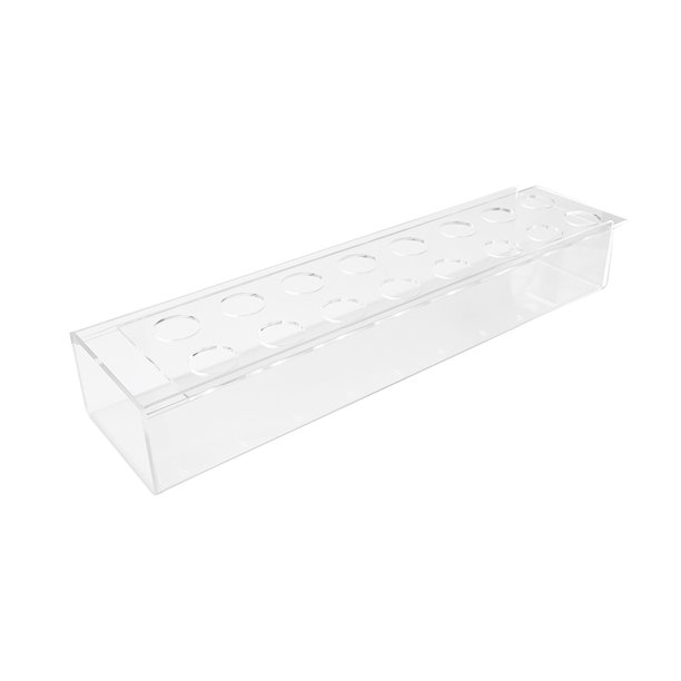 (Sin Luces 40 Cm) Caja Acrílica Flores Acrílico Caja Regalo Flores INS Caja Flores Mesa Boda (40 * 10 * 6 5 Cm Sin Luces) Sin Luces 16 Hoyos