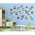 thumbnail image 4 of Funky R/Squares Wall Sticker Vinyl Decal 40-Piece 2 color Retro Mod Shapes, Tan and Chocolate Brown, 4 of 6