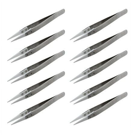 10X Ceramic Tweezers - Heat - Pointed Tip